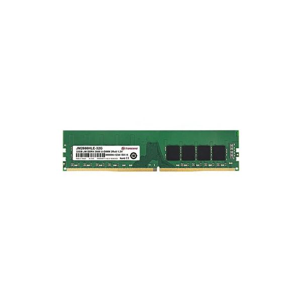 Transcend JetRam JM2666HLE-32G Memory Module U-DIMM 32GB DDR4 2666MHz