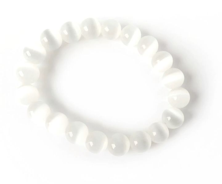 Holly Crystals - Selenite Natural Crystal Bracelet Size 8mm