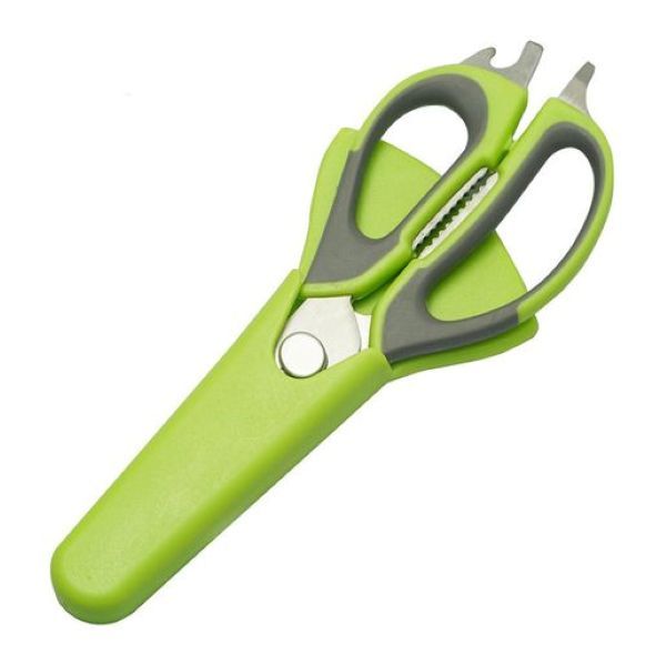 Trocraft Stainless Steel Magnetic Kitchen Scissors Blue/Green/Pink