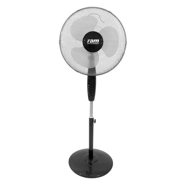 RAM 400mm Pedestal Fan (16") with Solid Base