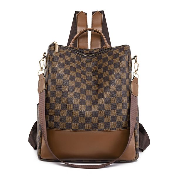 Backpack Purse for Women, PU Leather Shoulder Bags, Ladies Tote Bag