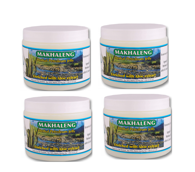 Makhaleng Herbal Petroleum Jelly - 400ml x 4