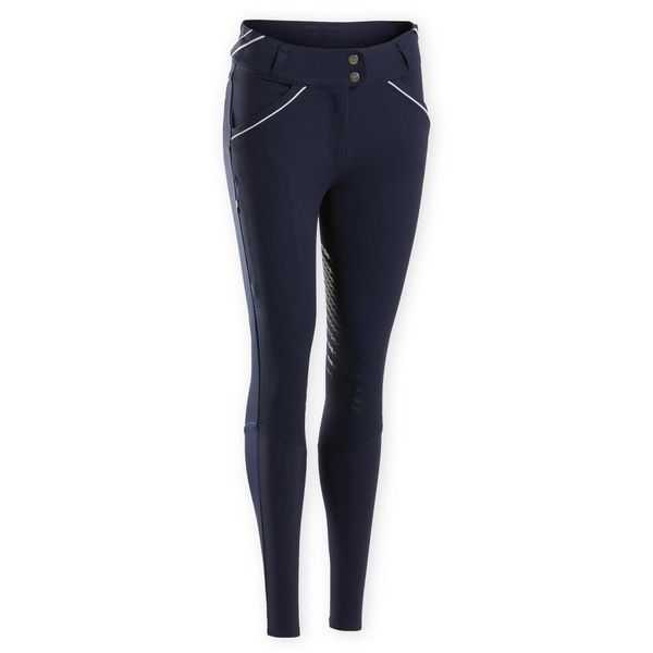 Fouganza Women's Horse Riding Jodhpurs Classic Grip 900 - Navy