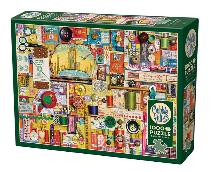 Cobble Hill Sewing Notions 1000 Piece Puzzle