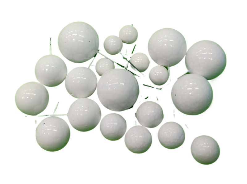 Cake Decorating Styrofoam Balls Whtie - 20 Pieces - Non-Edible