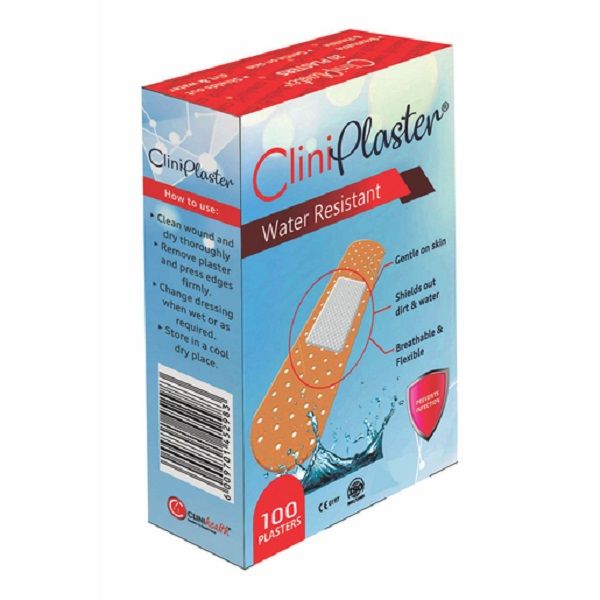 Clinihealth - Water Resistant Plaster (100 Per Box) x 6
