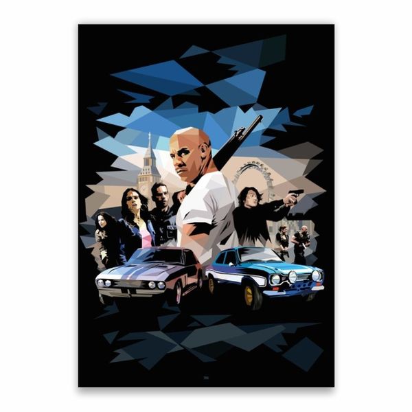 Fast And The Furious Movie Poster - A1