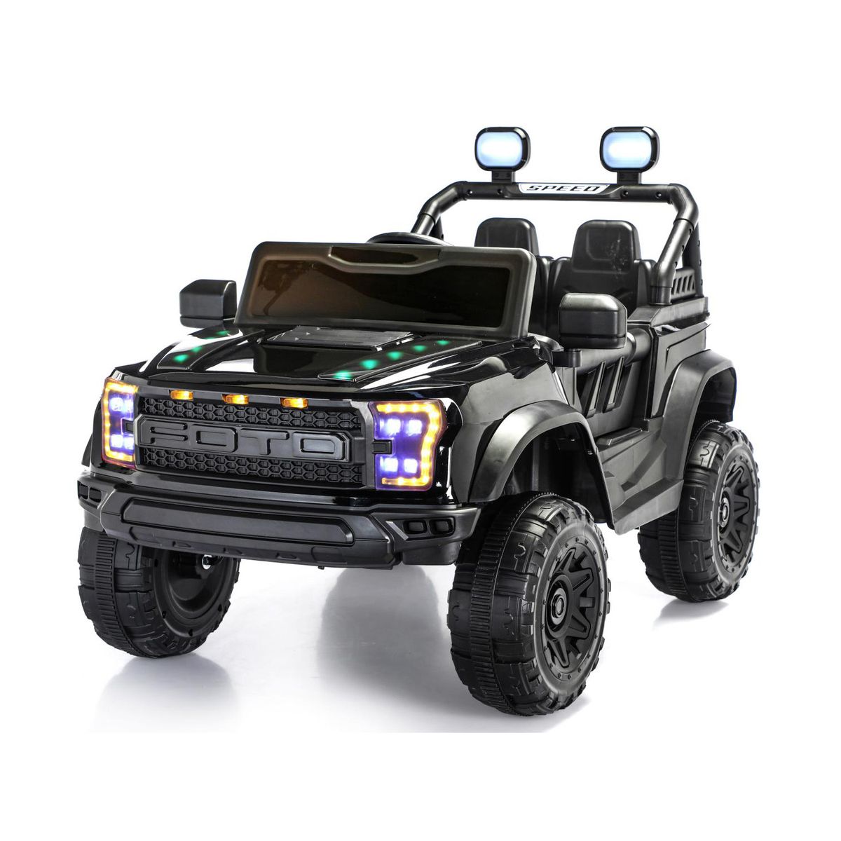 Child's 4WD Electric UTV: Music Lights, Remote Control, Bluetooth, Armor