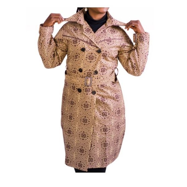 Plush Double Breasted Dress