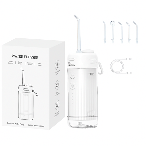 Veeway Rechargeable Electric Water Flosser - Portable for Teeth,Braces