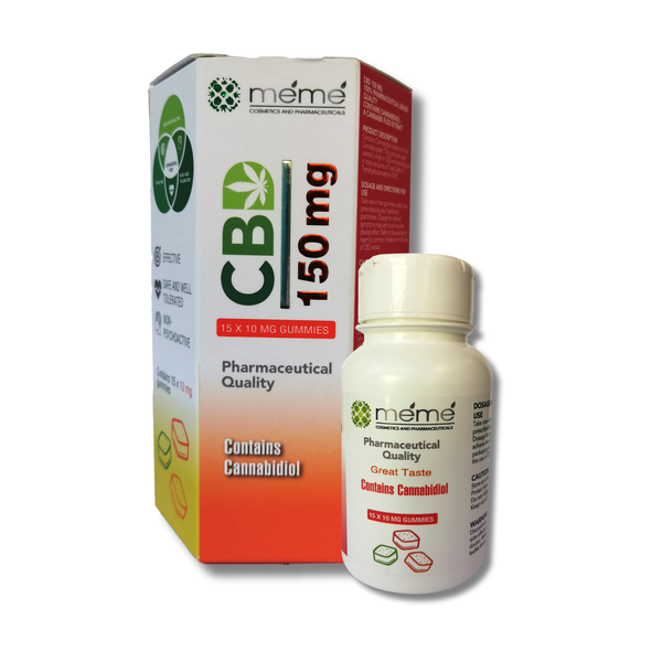 Meme CBD Gummies - Stress, Anxiety &amp; Sleep Aid - 150mg CBD