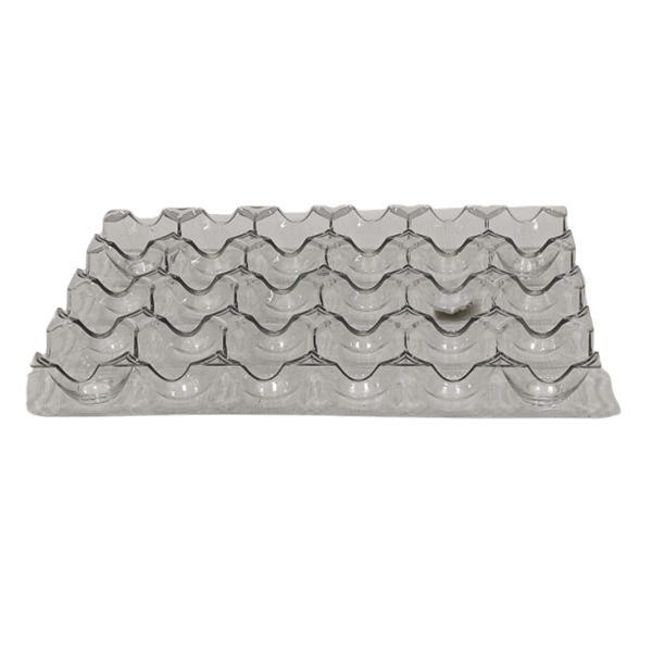 SL-0332 Acrylic Egg Storage Box 24-Grid - Transparent