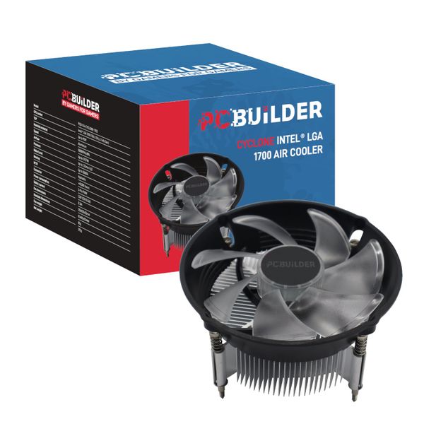 PCBuilder CYCLONE Intel LGA 1700 Air Cooler