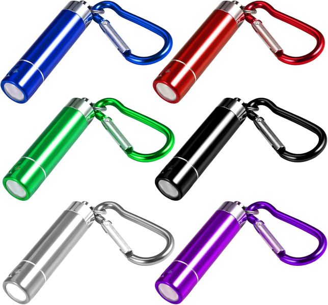 Flashlights - 14 Pieces - LED Keychain Flashlights - Random Colors