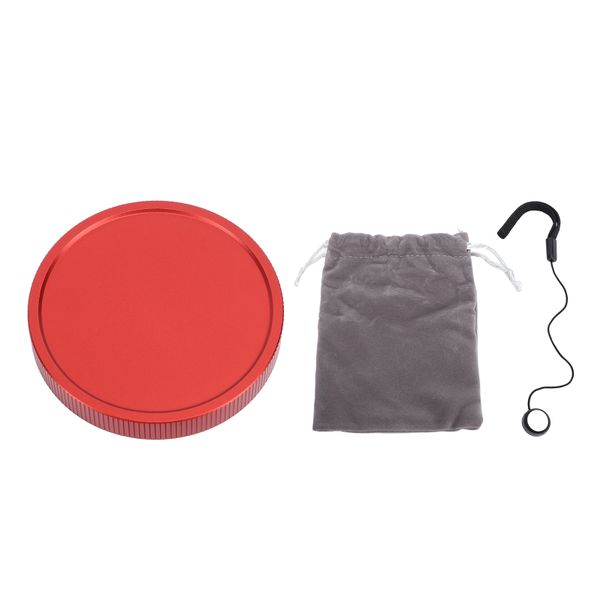 Red Aluminum Lens Cover For Fujifilm Mini 90