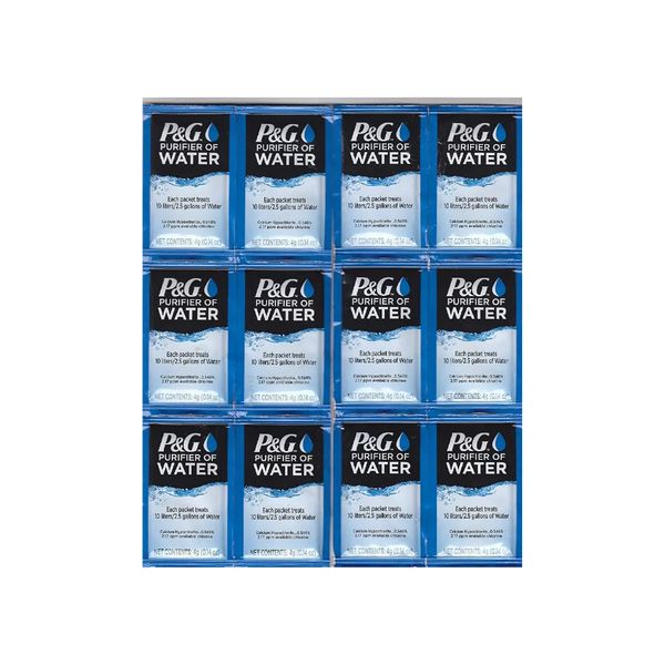 P&amp;G Purifier of Water Portable Water Purifier Packets (12 Packets)