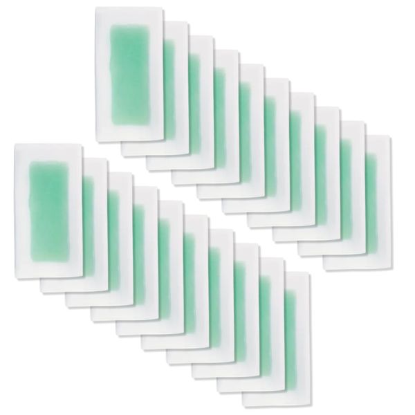 Lip &amp; Face Wax Strips 20 Pack (40 Uses)- Aloe, Rose, Lemon Honey, Lavender