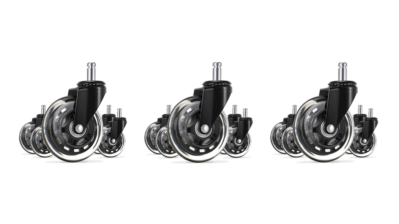 Office Chair Castor Wheels - 15pcs - Universal Stem