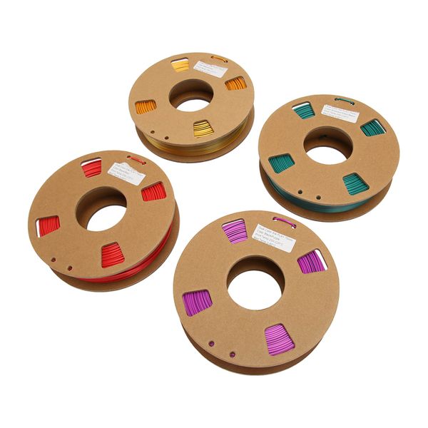 4-Pack Dual-Color PLA Filament - 1.75mm 250g Each