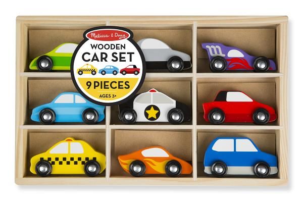 Melissa &amp; Doug Wooden Cars Set