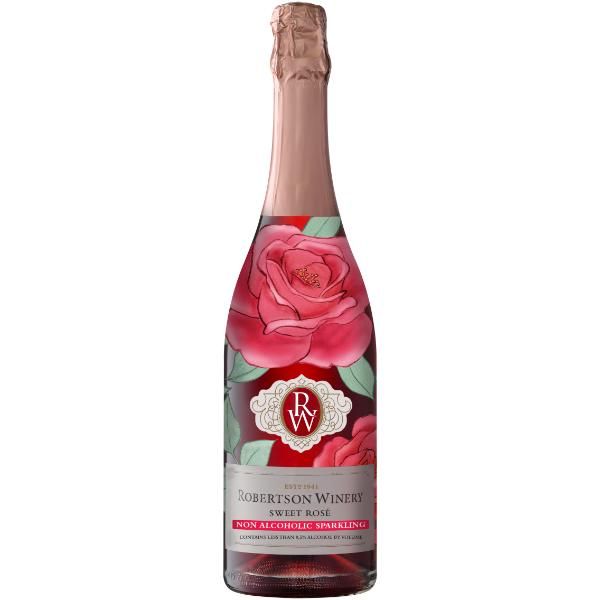 Robertson Winery |Non-Alcoholic Sweet Sparkling Rose |1 x 750ml
