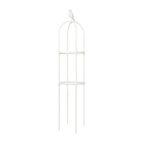 White 120cm Plant Tower 25cm Diameter