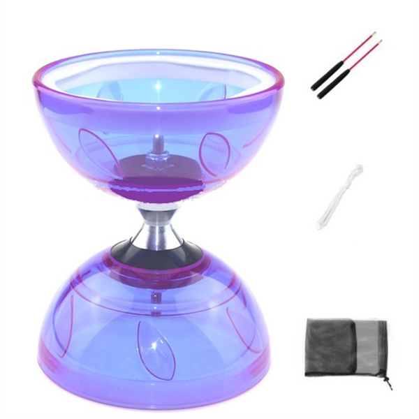 China Diabolo Suit Three Bearings China Diabolo Toy Luminous Diabolo