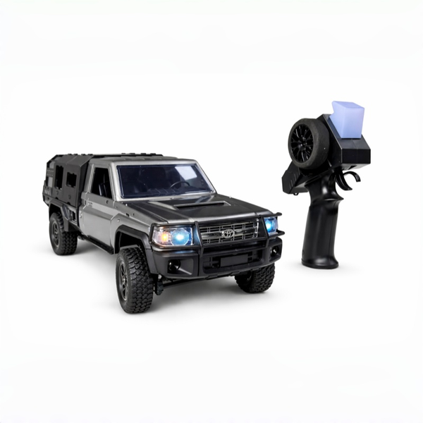 1:12 Scale 4WD RC Crawler Truck with Proportional Control &amp; LED Lights