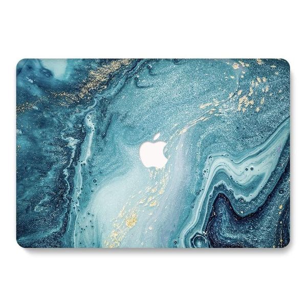 Waves Green Designer Case compatible with MacBook Air 15" M2/M3/M4