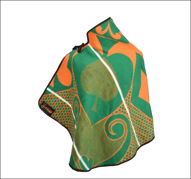 Poncho Green &amp; Orange image