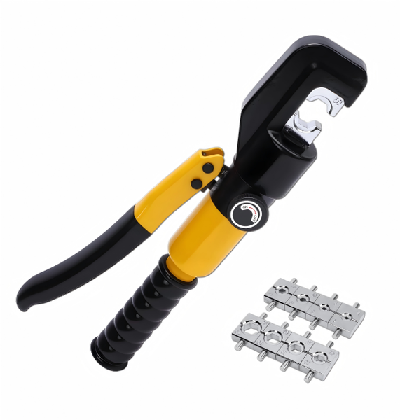 Hydraulic Crimper Tool Kit with 8 Pairs of Molds and Storage Case