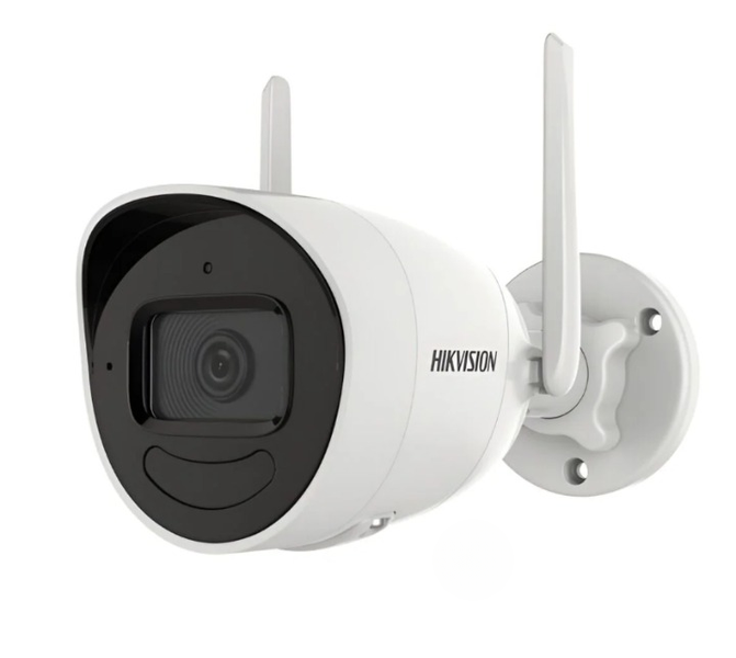 Outdoor Wireless Bullet Security Camera - 4MP Resolution, 4mm Lens