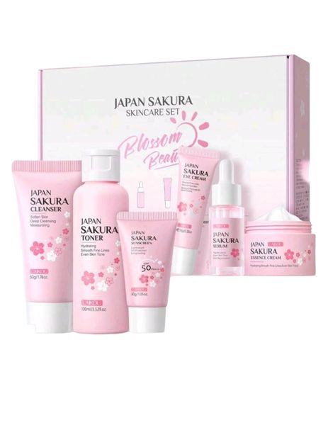 6-Piece Japan Sakura Skin Care Gift Set
