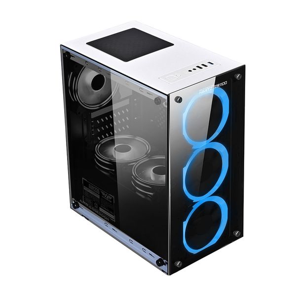 Armaggeddon Nimitz TR1100 MicroATX Case with Voltron Bronze 235 PSU - White