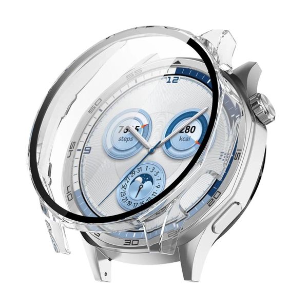 46mm PC Glass Protector Case compatible with Huawei Watch GT 5 Pro - GBlack