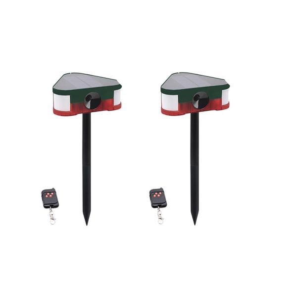 Set Of 2 Solar Pest Repeller With Remote Control Q-BJ911