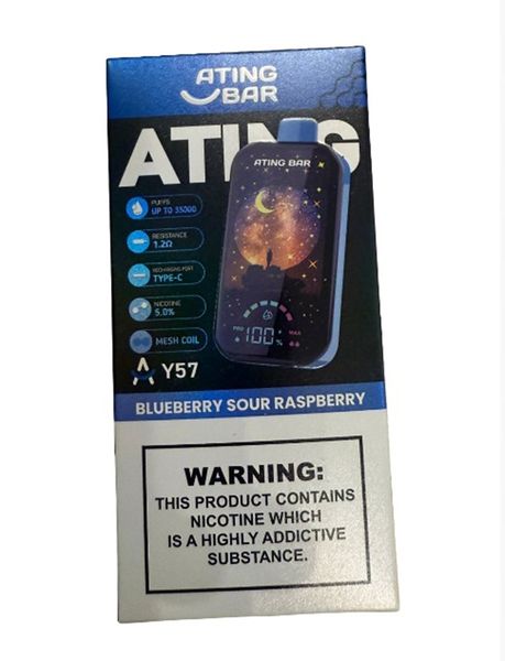 Ating Bar Vape Smoking Device-Blueberry Sour Raspberry-35000 Puffs
