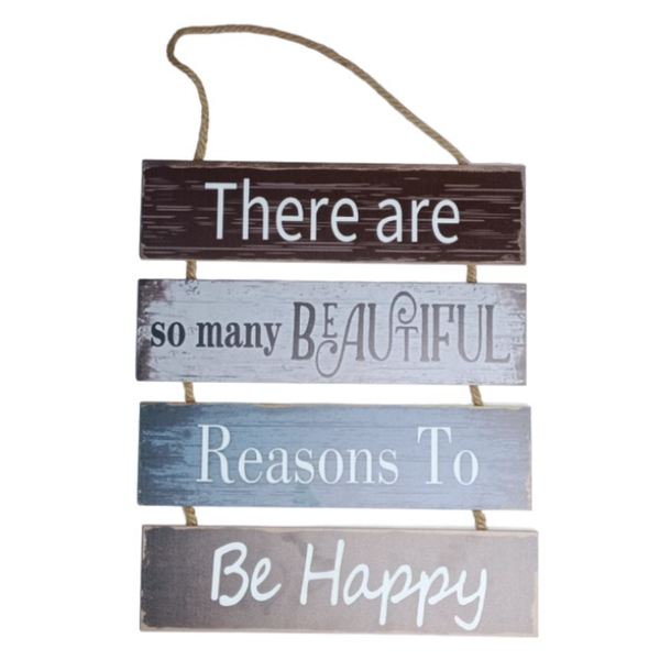 YY6004 Wooden Wall Hang Decor - 36cm