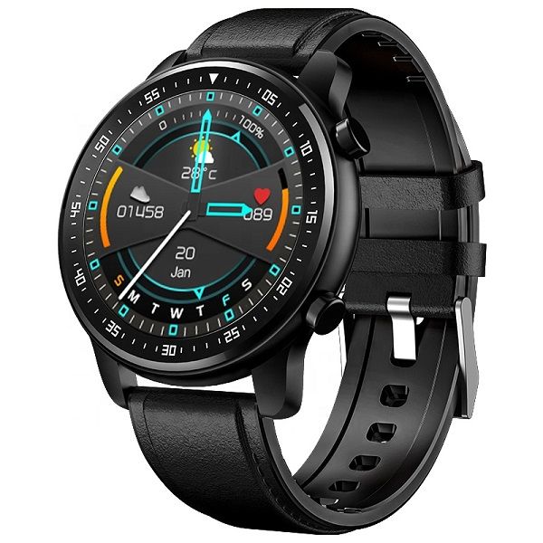 MT1 Health Monitor BT Call Smart Watch - Black