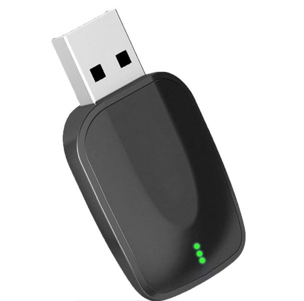 Wireless Car Adapter 2-in-1,Black