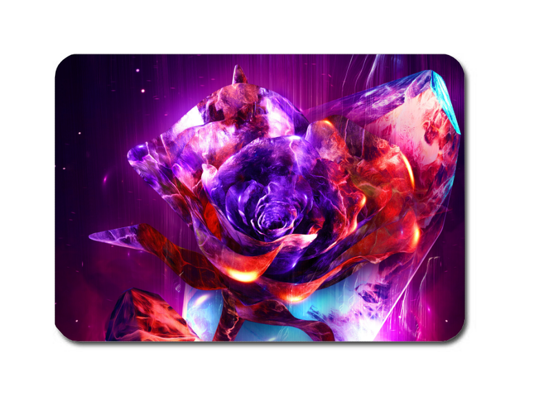 Rose Abstract Mousepad - Desk Accessories