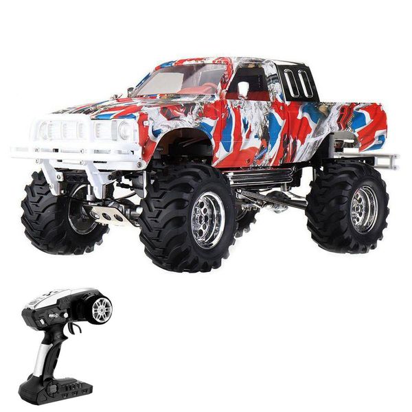 1/10 2.4G 4WD RC Car for Toyato Metal 4X4 Pickup Truck - Graffiti
