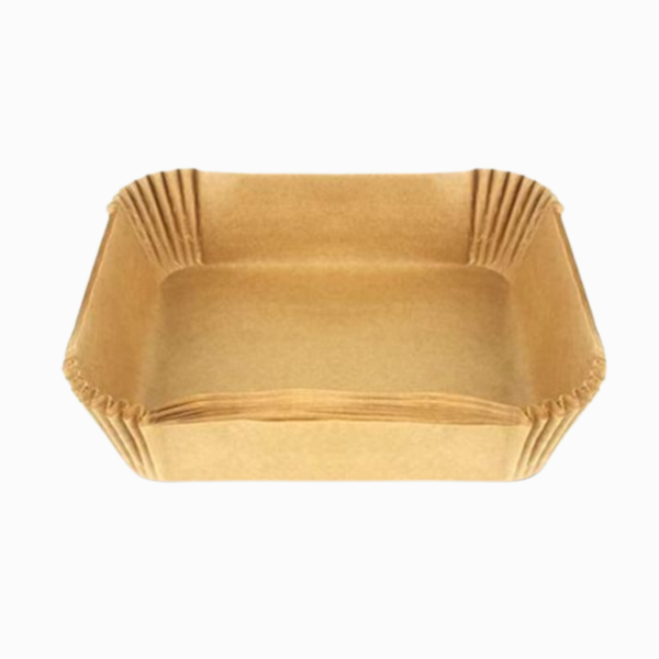 8" Square Air Fryer Paper Liners - 100 Piece