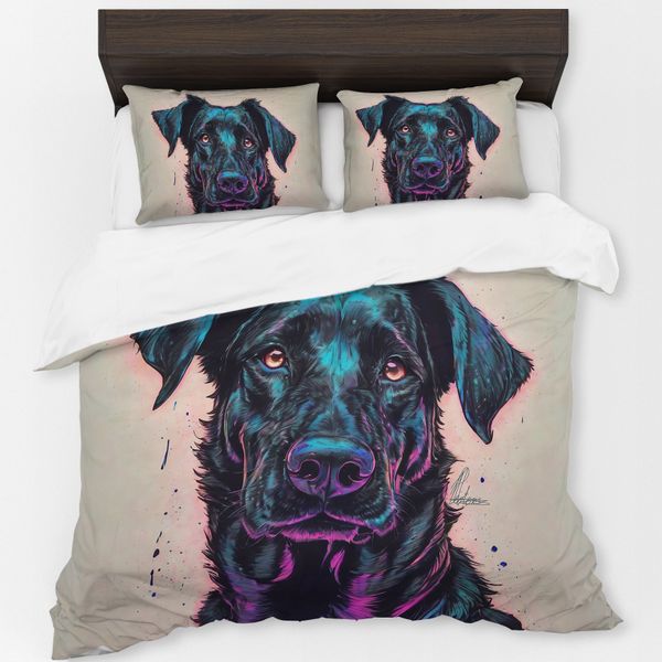 Galaxy Dog By Nathan Pieterse Duvet Cover Set image