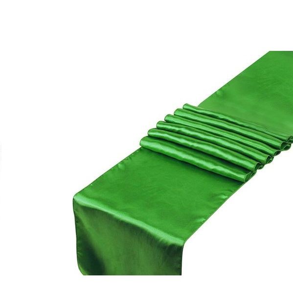 Emerald Green Satin Table Runner -3m