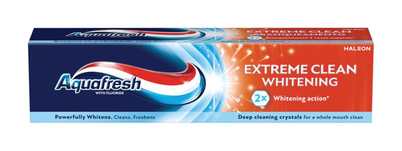 Aquafresh Extreme Clean Whitening Fluoride Toothpaste 75ml