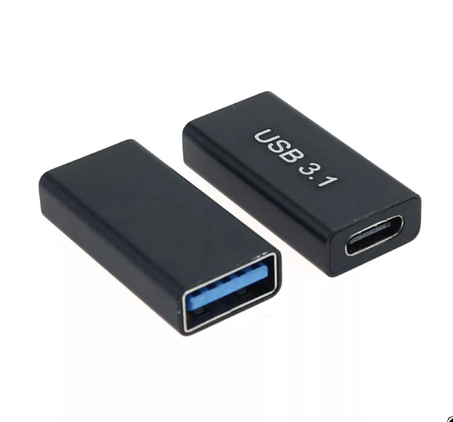 Type-C / USB-C Female to USB 3.0 Female Aluminum Alloy Adapter 2 Pcs (GC)