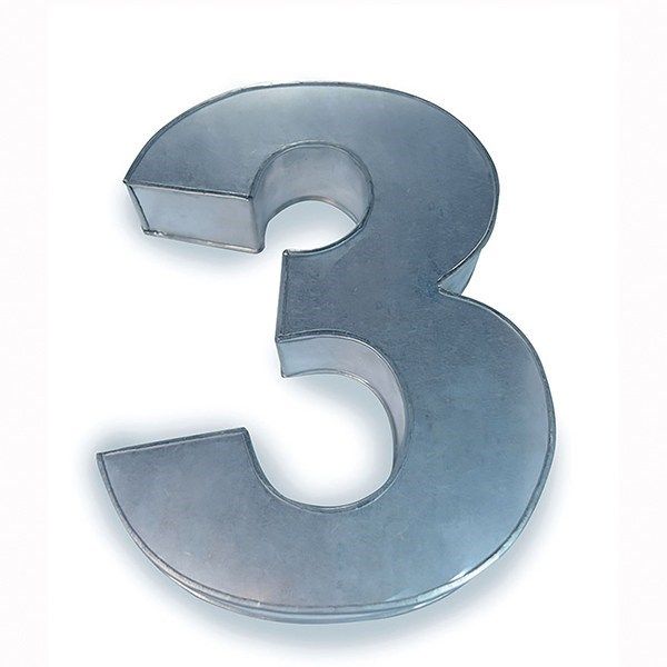 Eurotins Large Numbers Cake Baking Pan Birthday Anniversary Special Dates