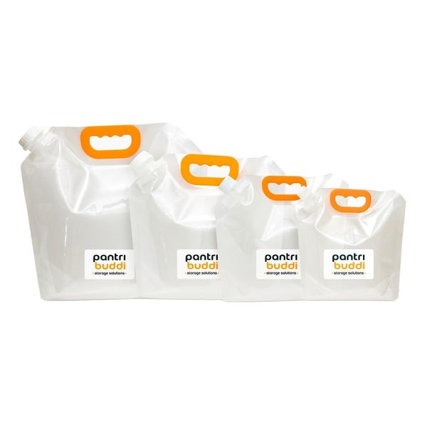 Pantri-Buddi Storage Solution 4 x 1.5L Pouches