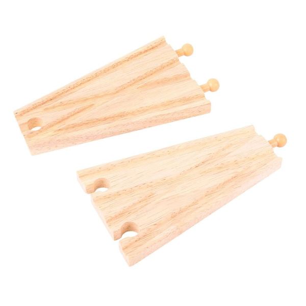 BigJigs Rail Track Splitter Wooden Train Set Expansion Pack - Pack of 2